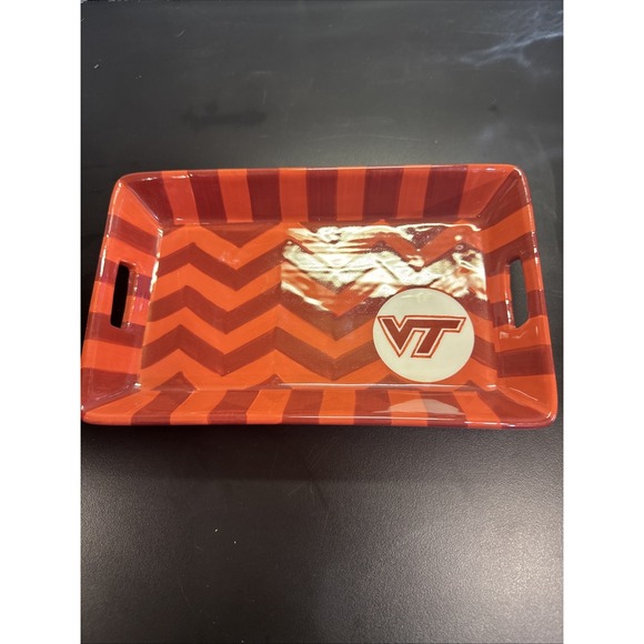 VT Virginia Tech ceramic serving‎ Trinket dish - Picture 3 of 6